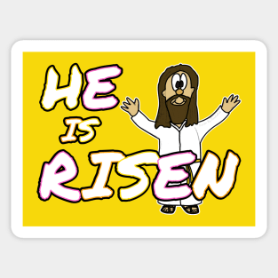 Easter Jesus He Is Risen Christian Church Sticker